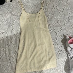 Urban Outfitters Cream Colored Mini dress